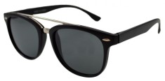 Ochelari de soare Wayfarer Double Bridge Passenger X Negri foto
