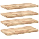 Cumpara ieftin Rafturi suspendate 4 buc. 60x40x4 cm lemn masiv acacia netratat