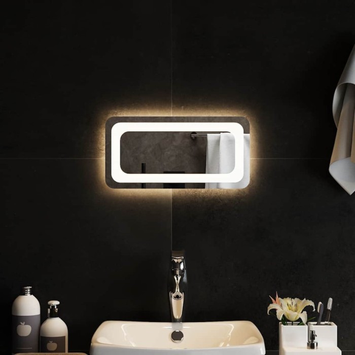 vidaXL Oglindă de baie cu LED, 40x20 cm 151779