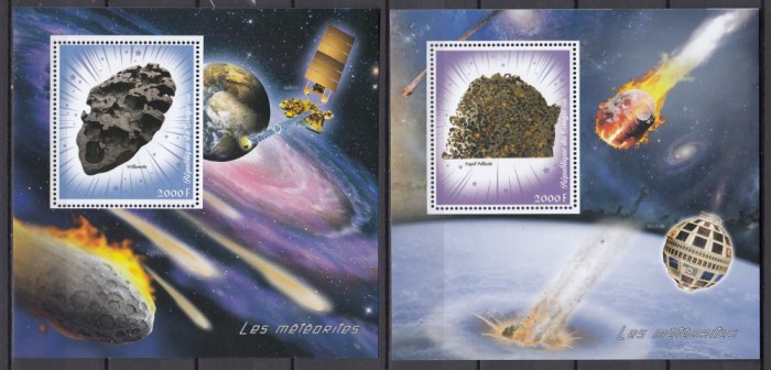 Congo 2018 - Cosmos - METEORITI - 2 Colite - MNH