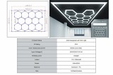 Sistem de Iluminare Plafon Hexagon / HoneyComb 4.02 x 2.91 m Performance AutoTuning