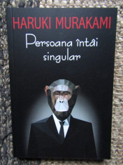 PERSOANA INTAI SINGULAR -HARUKI MURAKAMI foto