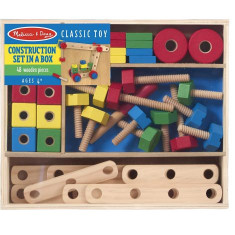 Set de construit cu suruburi, din lemn, Melissa&Doug 5151