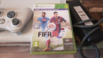 XBOX360 consola XBOX 360 cu HDMI +2 jocuri Ace Combat 6 (avioane), FIFA 15 foto