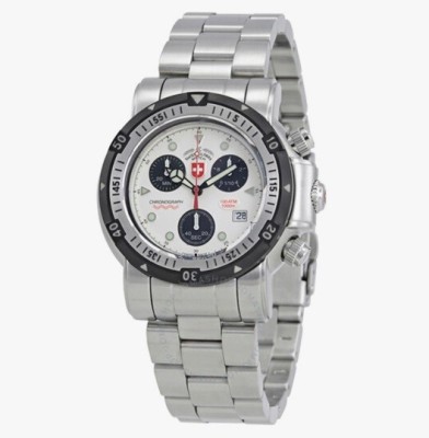 Ceas Barbatesc, CX Swiss Military Watch, 1725, Argintiu foto