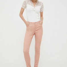 Morgan pantaloni femei, culoarea roz