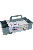 Organizator portabil stivabil BLUE GINKGO &ndash; geantă de transport fabricată &icirc;n Coreea pentru baie