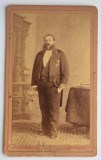 CDV Atelier Romania Bucuresti Bucuresci Bucarest Franz Duschek barbat decorat medaliat Strajescu