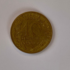 Moneda 10 CENTIMES - 10 CENTIMI - 1982 - Franta - KM 929 (103)