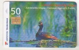 bnk card Cartele telefonice - Lithuania - fauna - pasari