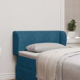 vidaXL Ureche pentru Tăblie albastru 40 x 23 x 6 cm Catifea 346554