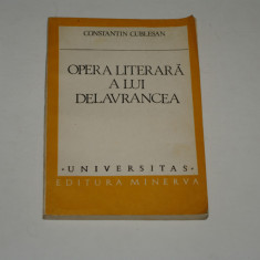 Opera literara a lui Delavrancea - Constantin Cublesan