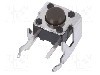 Microintrerupator 6x6x3.5mm, (ON)-OFF, SPST, ALPS - SKHHLNA010