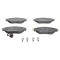 Set placute frana fata ATE Audi A3 (8V) 2012- Q2 2016- Q3 2018- Cupra Ateca; Seat Leon 2012- Tarraco Skoda Kodiaq Octavia III (5E) 2012- Superb III 2