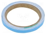 Bandă termoconductoare 3M 9mm x 5m albă 0,25mm