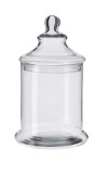 Cumpara ieftin Borcan cu capac sticla transparenta 17 x 33 cm