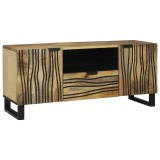 VidaXL Dulap TV 105x33.5x46 cm din Lemn Solid de Mango