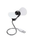 Mini Ventilator USB Reglabil pentru Calculator sau Laptop, ABS, Eficienta Maxima Premium, CBD CORAL BEST DEALS Negru Negru 1 Circulator aer