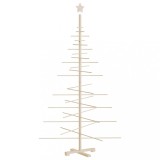 Cumpara ieftin Brad de Craciun din lemn decorativ, 180 cm, lemn de pin masiv