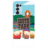Husa compatibila cu Oppo A5 (2020) model South park, Silicon, TPU, Viceversa, Transparent, Carcasa