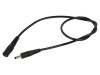 Cablu Negru 1x0,5mm2 DC 5,5/2,1 și 5,5/2,5 Mufă Drept