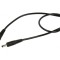 Cablu Negru 1x0,5mm2 DC 5,5/2,1 și 5,5/2,5 Mufă Drept