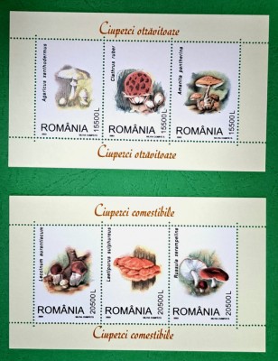 TIMBRE ROMANIA -MNH- LP1616a/2003 CIUPERCI -triptic- foto