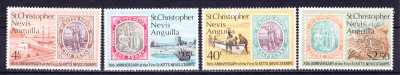 TSV$ - 1973 MICHEL 262 - 265 ST. CHRISTOPHER NEVIS ANGUILA MNH/** LUX foto