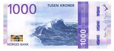 Norvegia 1 000 1000 Kroner 2019 P-57 Seria 3101412419 foto