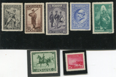 1931 , Lp 89 , Centenarul Armatei Romane - MNH foto