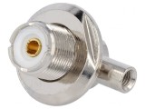 Soclu UHF SO-239 Mamă 90&deg; RG58