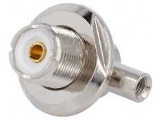Soclu UHF SO-239 Mamă 90&deg; RG58