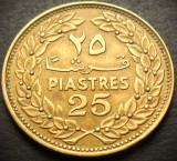 Cumpara ieftin Moneda exotica 25 PIASTRES - LIBAN, anul 1969 * cod 3759, Asia