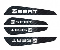 Set protectii usi Carbon 5D - Seat foto