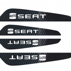 Set protectii usi Carbon 5D - Seat