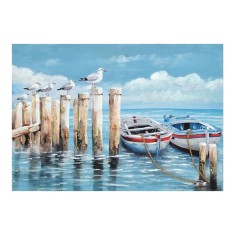 Tablou canvas Port, Pako World, 100x3x100 cm