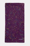 Viking fular &icirc;mpletit culoarea violet, cu imprimeu, 430/24/7130