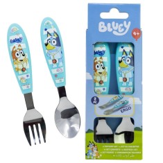 Set de tacamuri ergonomice din inox pentru copii Bluey