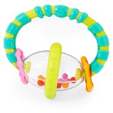 Bright Starts Teether &amp; Rattle jucărie zornăitoare pentru dentiție I. 3m+ 1 buc