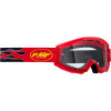 Ochelari cross/enduro/atv FMF Vision PowerCore, rosu