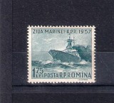 ROMANIA 1957 - ZIUA MARINEI , MNH - LP 435, Nestampilat