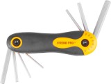 Set chei Torx pliabil Strend Pro HK0203, 9 piese, tip briceag (T10&ndash;T50)