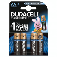 Baterii Duracell Turbo Max AA, R6 4 Baterii / Set foto