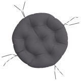 Cumpara ieftin Perna rotunda antracit &Oslash; 60 x11 cm, tesatura Oxford
