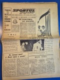 ziarul sportul popular 30 aprilie 1966 - cupa davis la tenis,ilie nastase ,ion tiriac