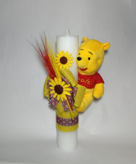 Lumanare pentru botez, 35X7 cm Disney - Winnie the Pooh foto