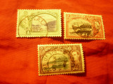 3 Timbre Trinidad Tobago colonie britanica 1938 George VI ,motive locale ,stamp., Stampilat