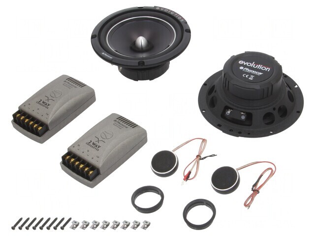 Set Difuzoare Auto Tweeter și Woofer 165mm 140W 4&Omega;