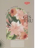 Registru A5 96 file DACO model floral crem RG5192DR