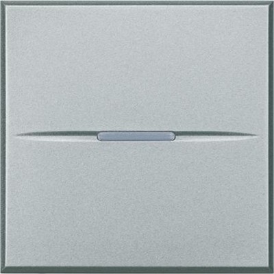 Intrerupator simplu axial Axolute Bticino 2M aluminiu HC4001M2N foto